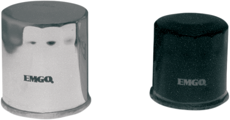 EMGO Micro-Tech Oil Filter - Chrome 10-82222