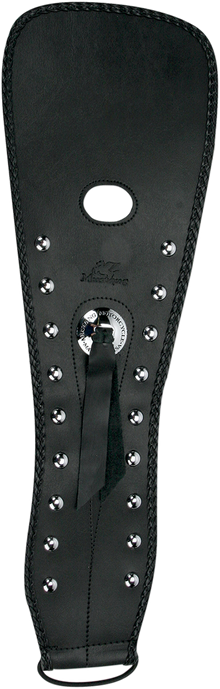 MUSTANG Cruiser Tank Bib - Studs/Concho - Black - Honda 93194