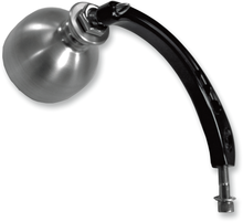 JOKER MACHINE Mirror - Beer Schooner - Side View - Round - Black/Silver - Right 03-021R