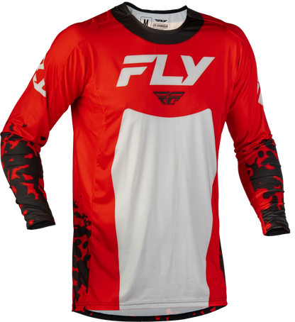 Lite Flake Jersey Red/Grey/Black Md