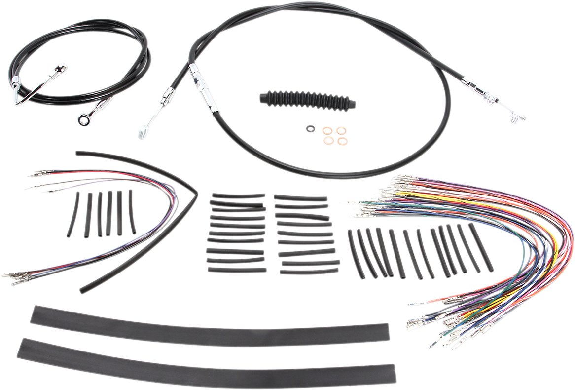 MAGNUM SHIELDING XR Handlebar Installation Kit - 12"-14" Ape Hangers - '08-'13 Touring - Black 489361