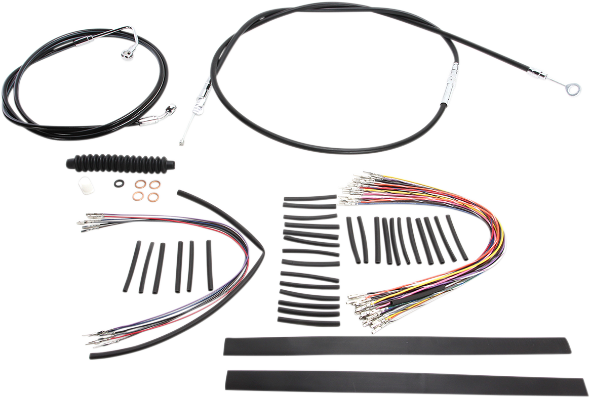 MAGNUM SHIELDING XR Handlebar Installation Kit - 15"-17" Ape Hangers - '08-'13 Touring - Black 489362