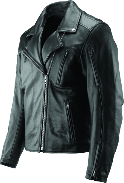 Kuryakyn Leather By River Road Ironclad Classic Leather Jacket Black - Small