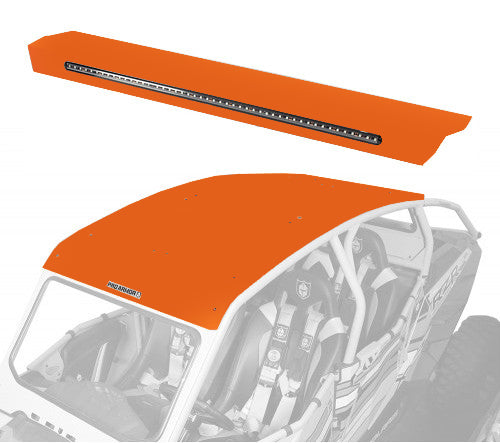 Asylum Rear Wing W/ Lightbar Orange Madness