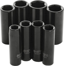 8 Pc 3/8" Met Imp Skt Set Deep