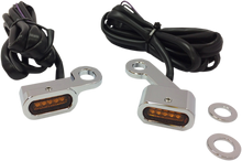 DRAG SPECIALTIES LED Handlebar Marker Lights - XL - Chrome/Amber L22-0231CAENU