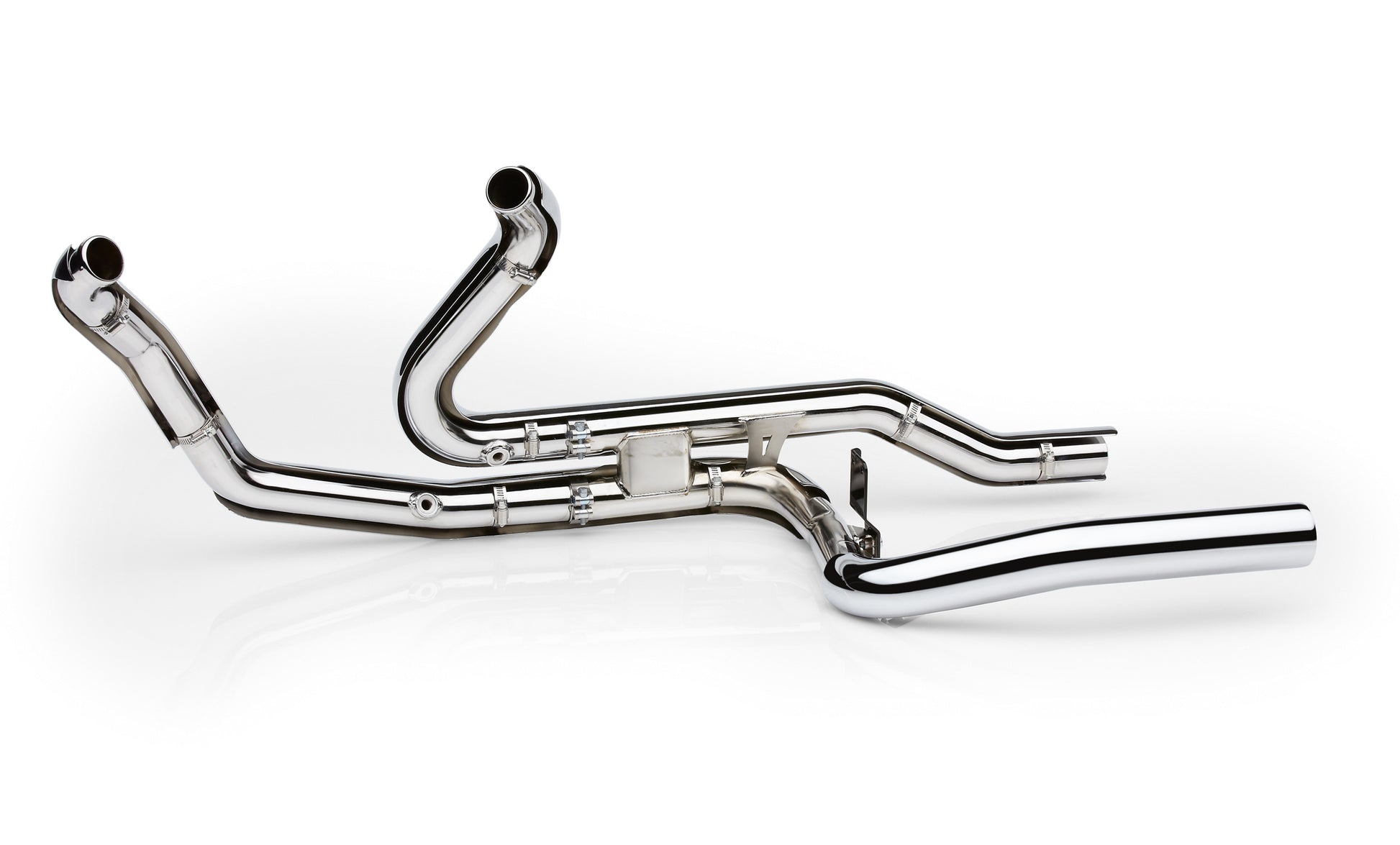 Powerport Dual Headpipes Chrome Trike 10 16