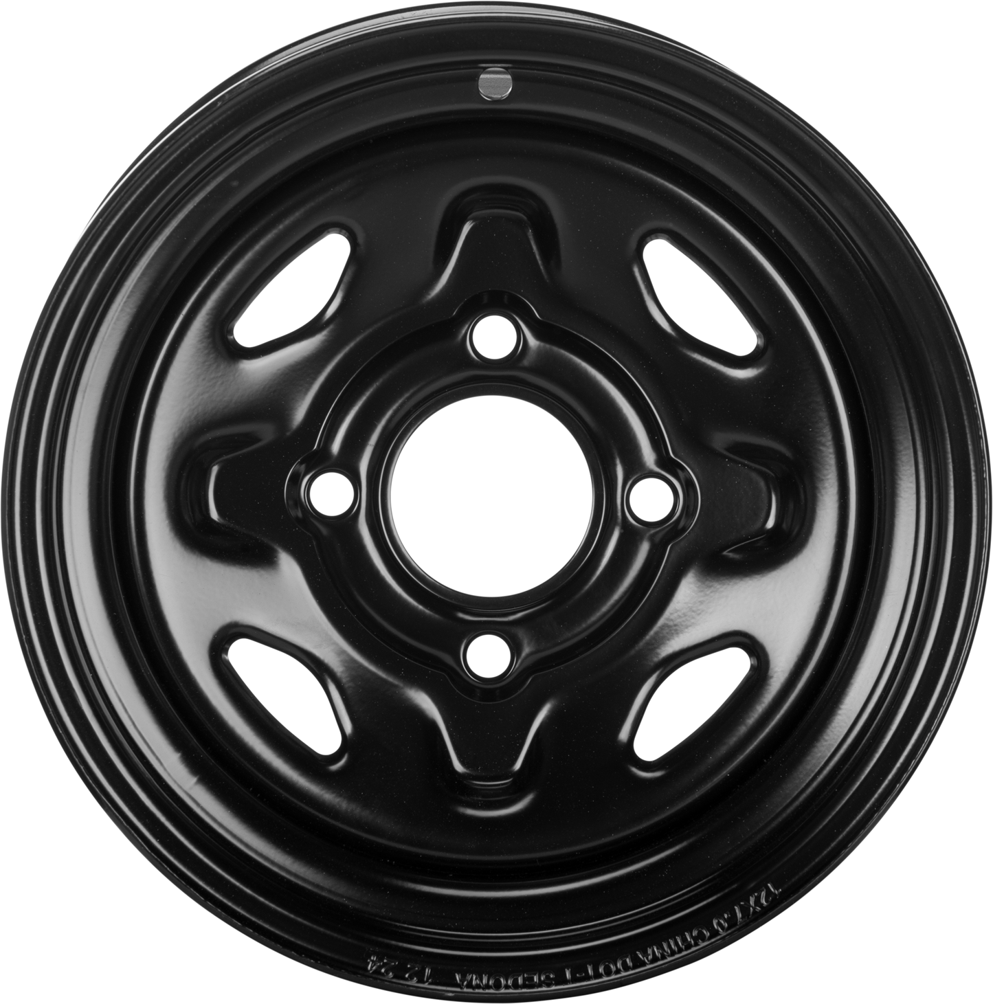 Sedona Steel 12x7 4/110 5+2 Blk Front