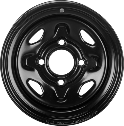 Sedona Steel 12x7 4/110 5+2 Blk Front