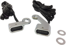 DRAG SPECIALTIES LED Handlebar Marker Lights - Chrome/Smoke L22-0232CMENU