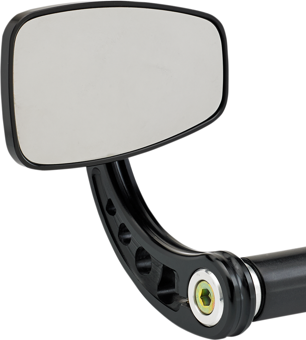 JOKER MACHINE Mirror - Cafe - Side View - Rectangle - Black - Curved 09-314-CB