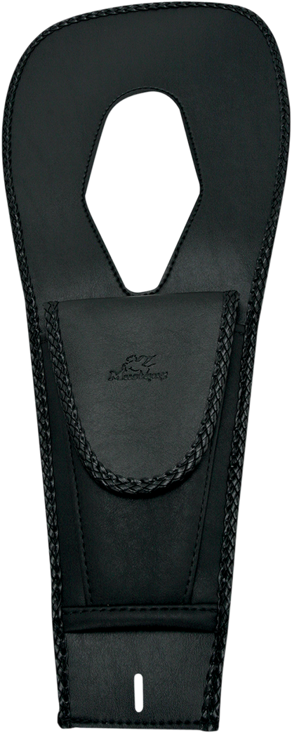 MUSTANG Pouch Tank Bib - Smooth - Black - Honda 93302
