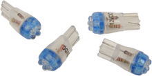 DRAG SPECIALTIES Mini Wedge LED Bulbs - Blue T10-4LEDL-HC