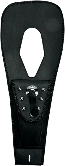 MUSTANG Pouch Tank Bib - Studded - Black - Honda 93303