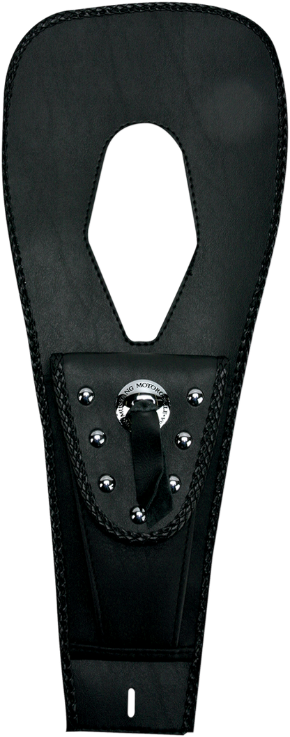 MUSTANG Pouch Tank Bib - Studded - Black - Honda 93303
