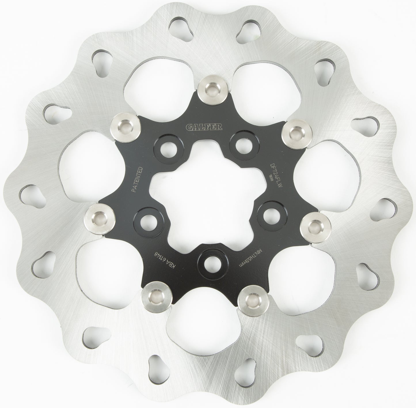 Rotor 10.5" Floating Wave Rr Black