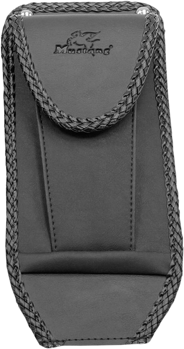 MUSTANG Pouch Tank Bib - Smooth - Black - Kawasaki 93306
