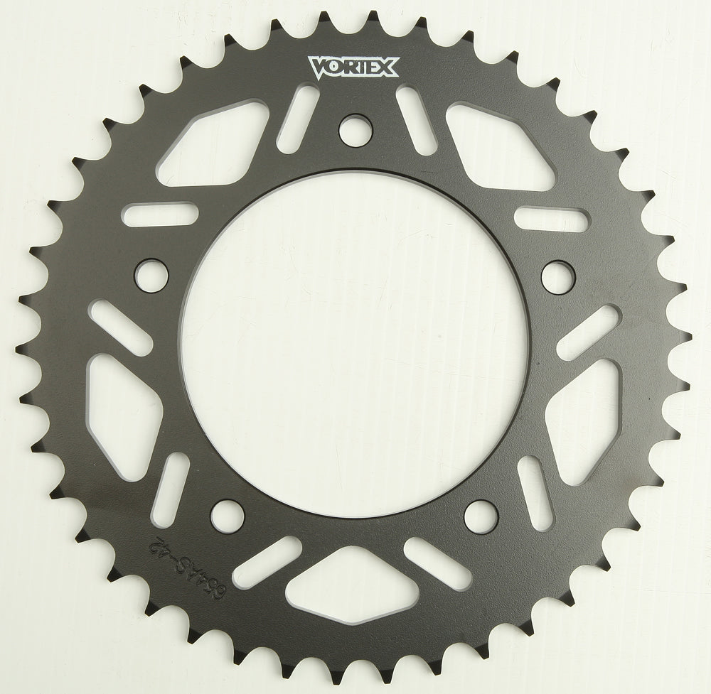 Rear Sprocket Steel 42t 520 Blk Yam