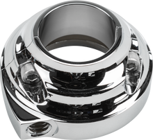 Throttle Clamp Single Cable Screw In Style Chrome