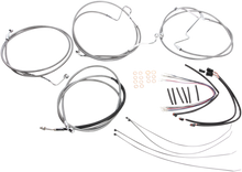 MAGNUM SHIELDING XR Handlebar Installation Kit - 15"-17" Ape Hangers - '14-'15 FLH - Stainless Steel 589342