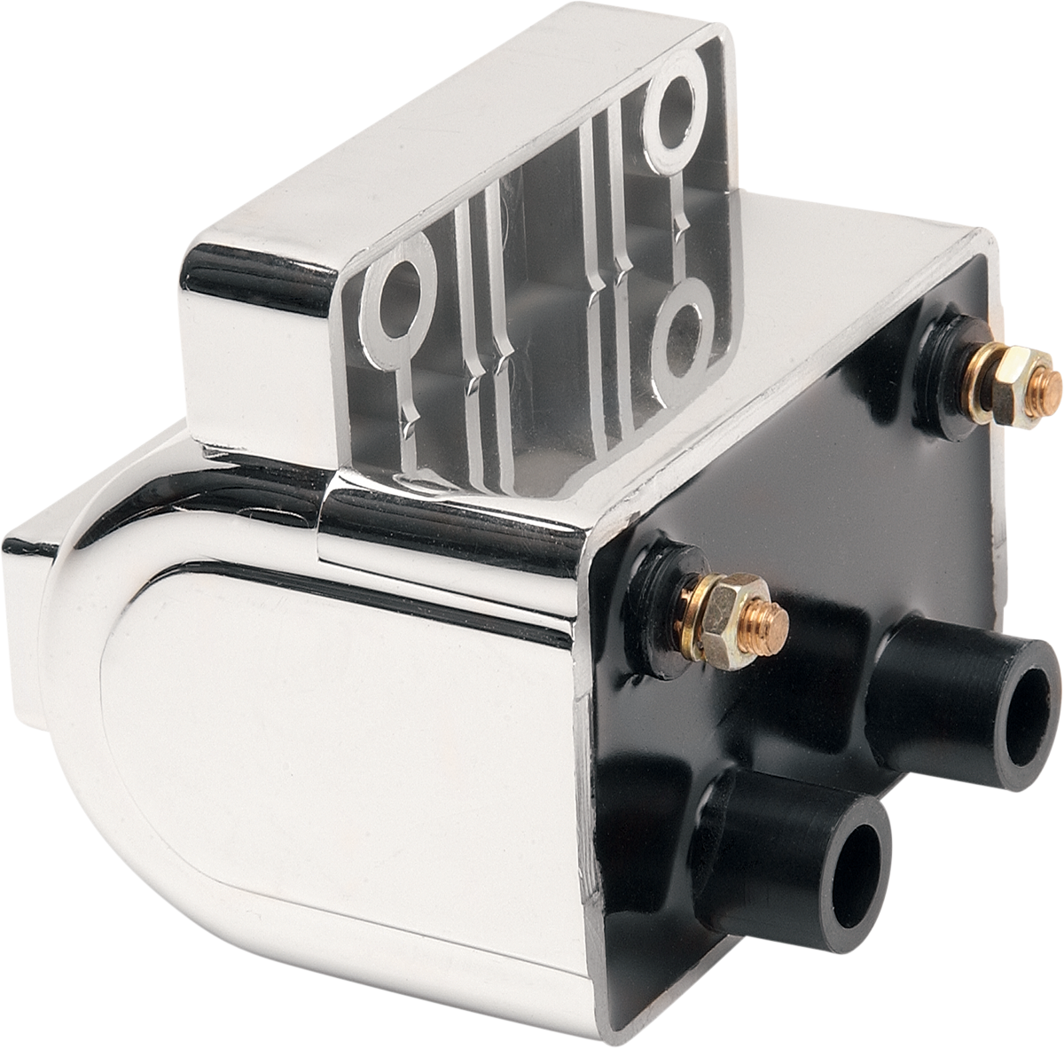 DRAG SPECIALTIES Dual-Fire Ignition Coil - Chrome - Harley Davidson 10-2032