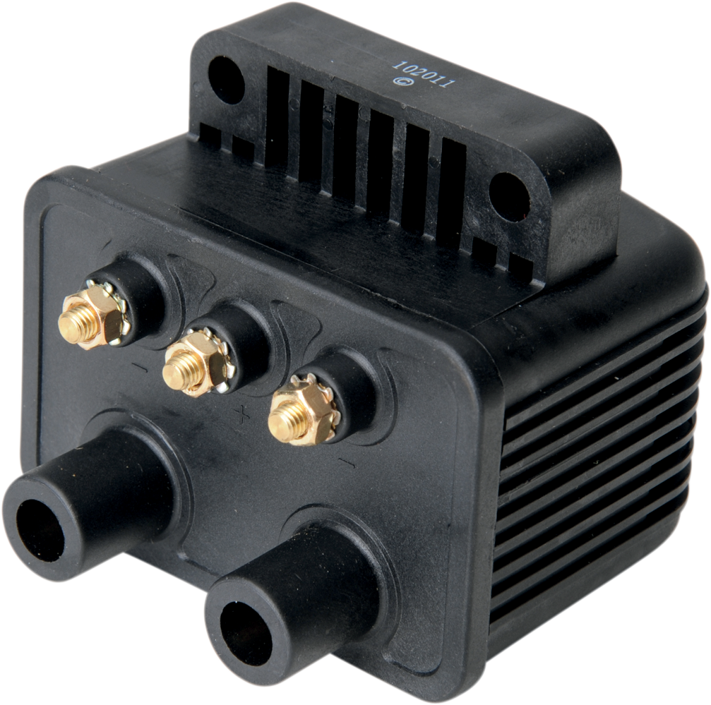 DRAG SPECIALTIES Single-Fire Ignition Coil - Black - Harley-Davidson 10-2002