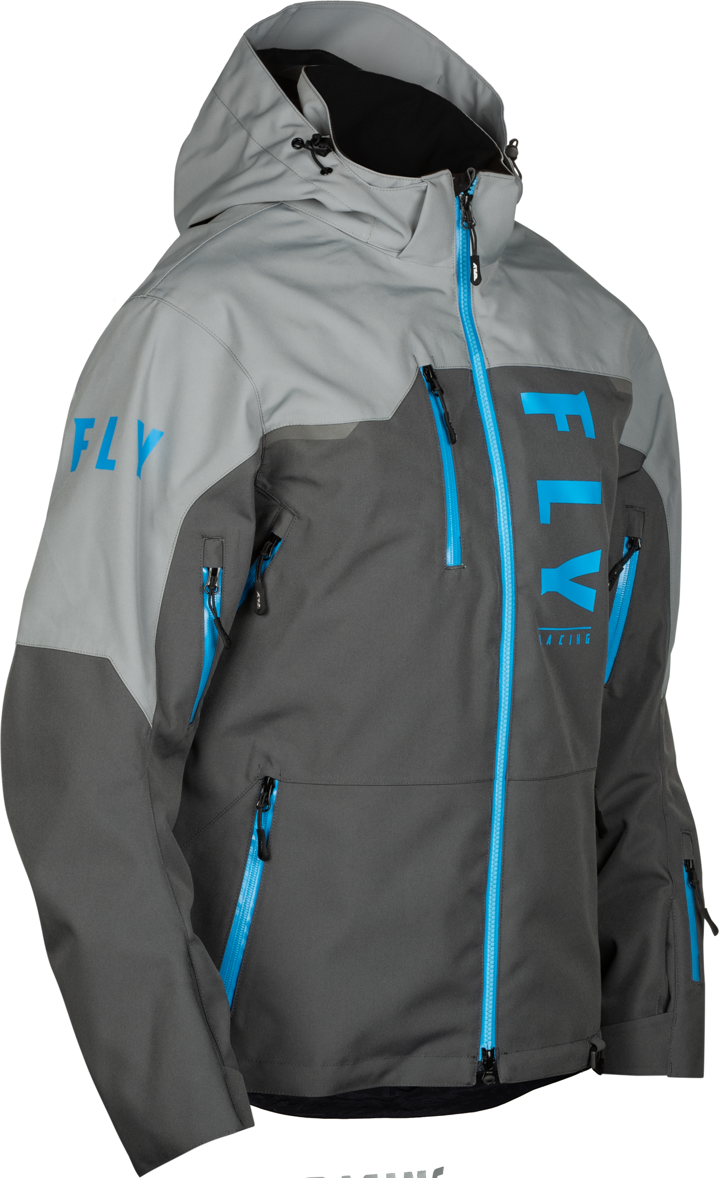 Carbon Jacket Grey/Blue Md
