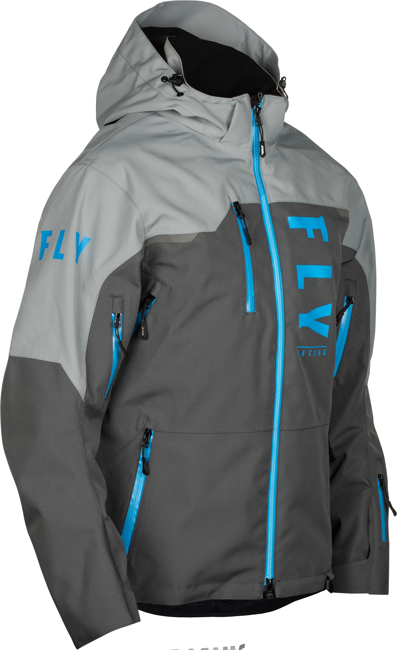 Carbon Jacket Grey/Blue Md