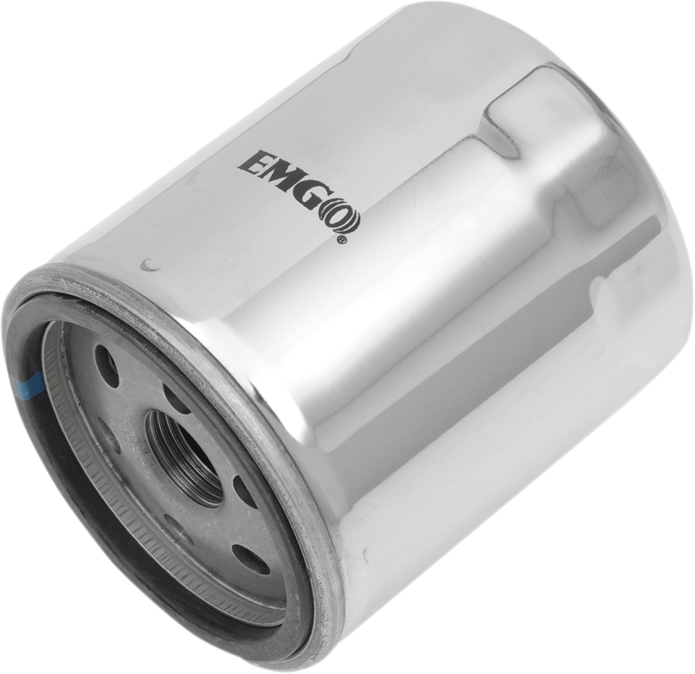EMGO Oil Filter - Chrome - Buell/Harley-Davidson 10-82442