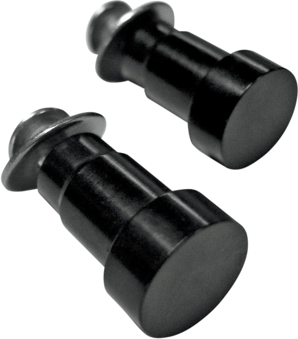 JOKER MACHINE Hole Plugs - Mirror - Handlebar End - Flush-Mounted - Black - Pair - Triumph 09-031