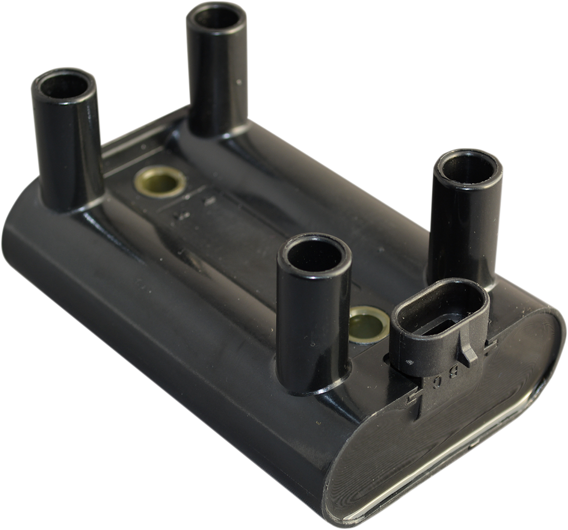 DRAG SPECIALTIES Dual-Fire Ignition Coil - Black - Harley Davidson 10-2016