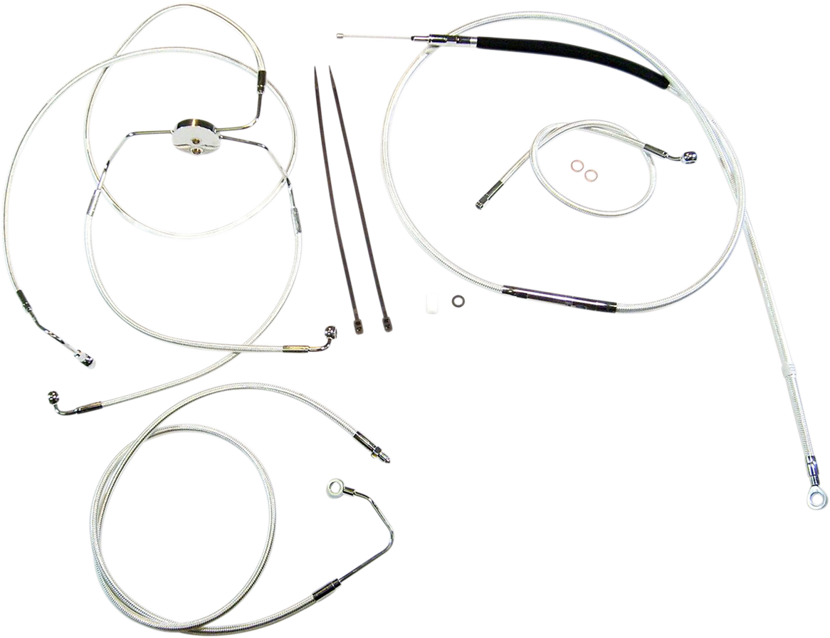 MAGNUM SHIELDING Sterling Chromite II® Designer Handlebar Installation Kit - 10" - '08-'13 FLH 387314