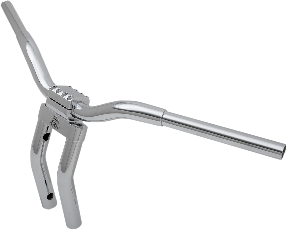 LA CHOPPERS Kage Fighter-T Pullback Handlebar - Pullback - 11" - Chrome LA-7336-08
