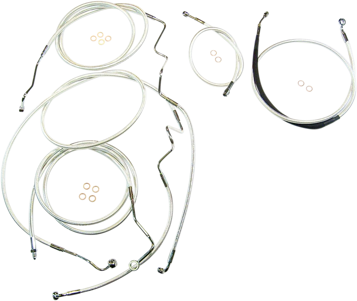 MAGNUM SHIELDING Sterling Chromite II® Designer Handlebar Installation Kit - 10" - '14-'16 FLH 387344