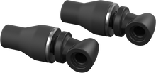 Turn Signal Holder Light Unit Pair Black