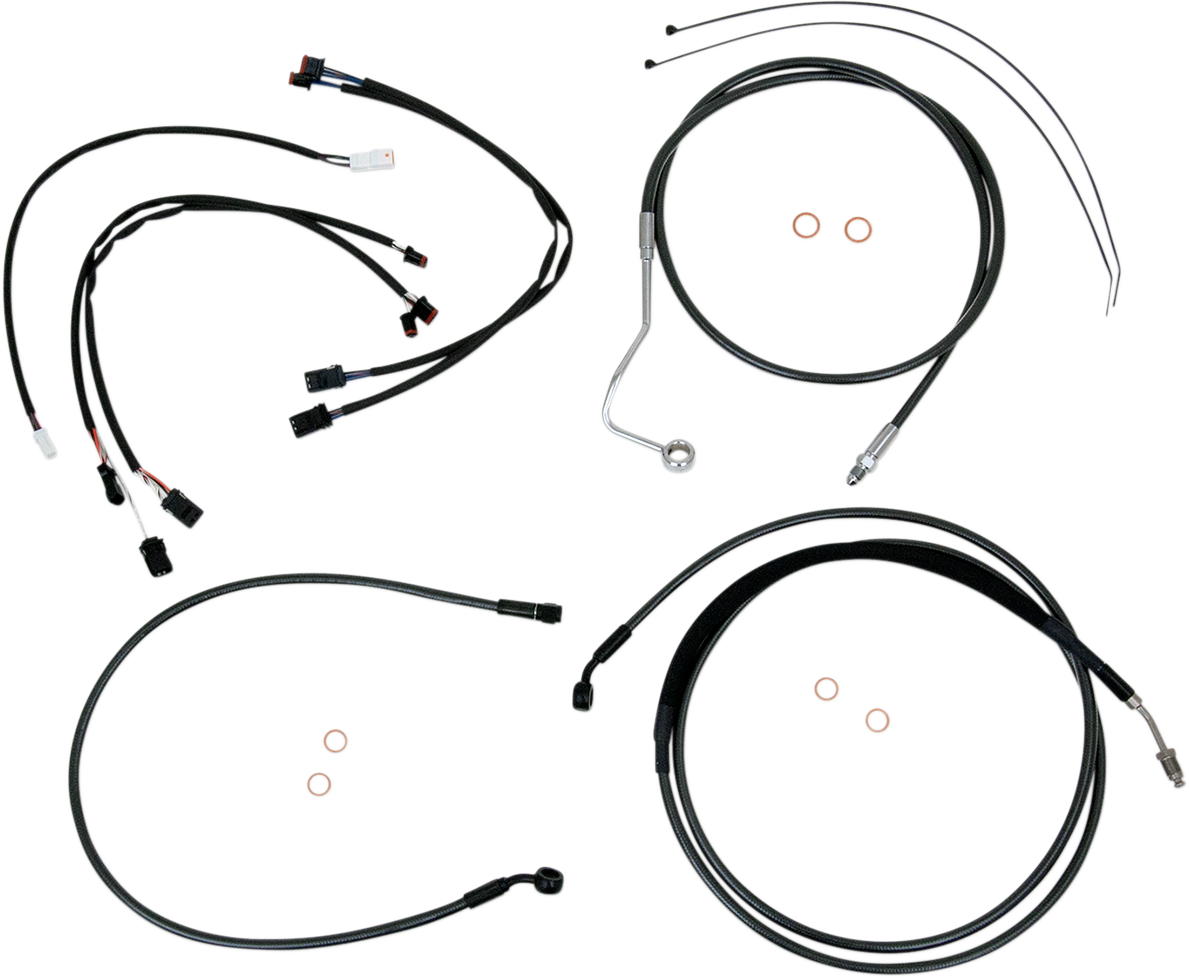 MAGNUM SHIELDING Black Pearl™ Upper Handlebar Installation Kit - 12"-14" - '17-'19 FLHRXS 487421