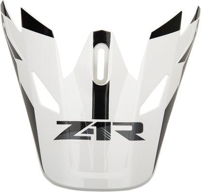 Z1R Rise Visor Kit - White/Black 0132-1088