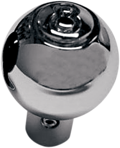 JOKER MACHINE Billet Choke Cable Knob - Eight Ball - Chrome 02-58