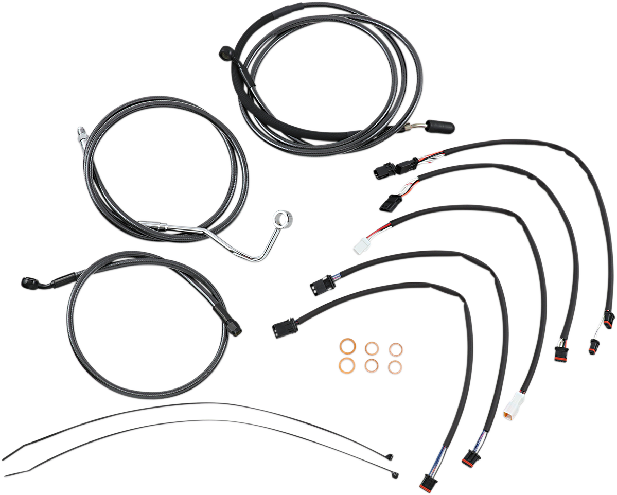 MAGNUM SHIELDING Black Pearl™ Upper Handlebar Installation Kit - 15"-17" - '17-'19 FLHRXS 487422