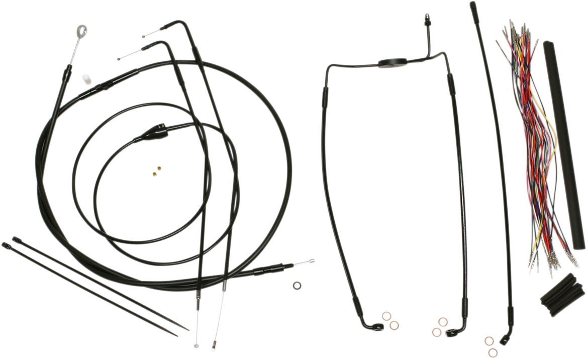 MAGNUM SHIELDING XR Handlebar Installation Kit - 12"-14" Ape Hangers - '96-'06 FLH - Black 486281