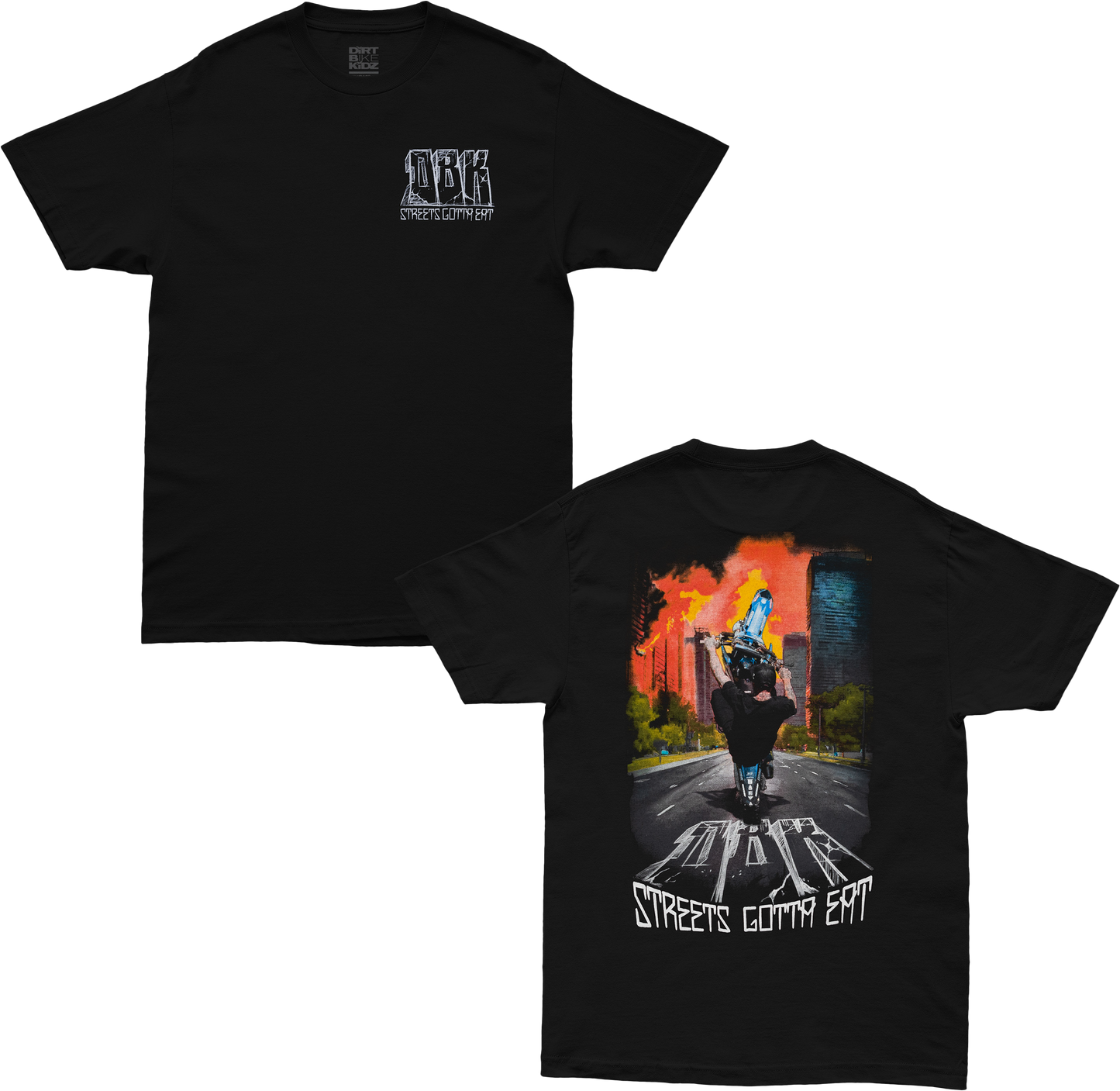 Streets Gotta Eat Tee Black Sm