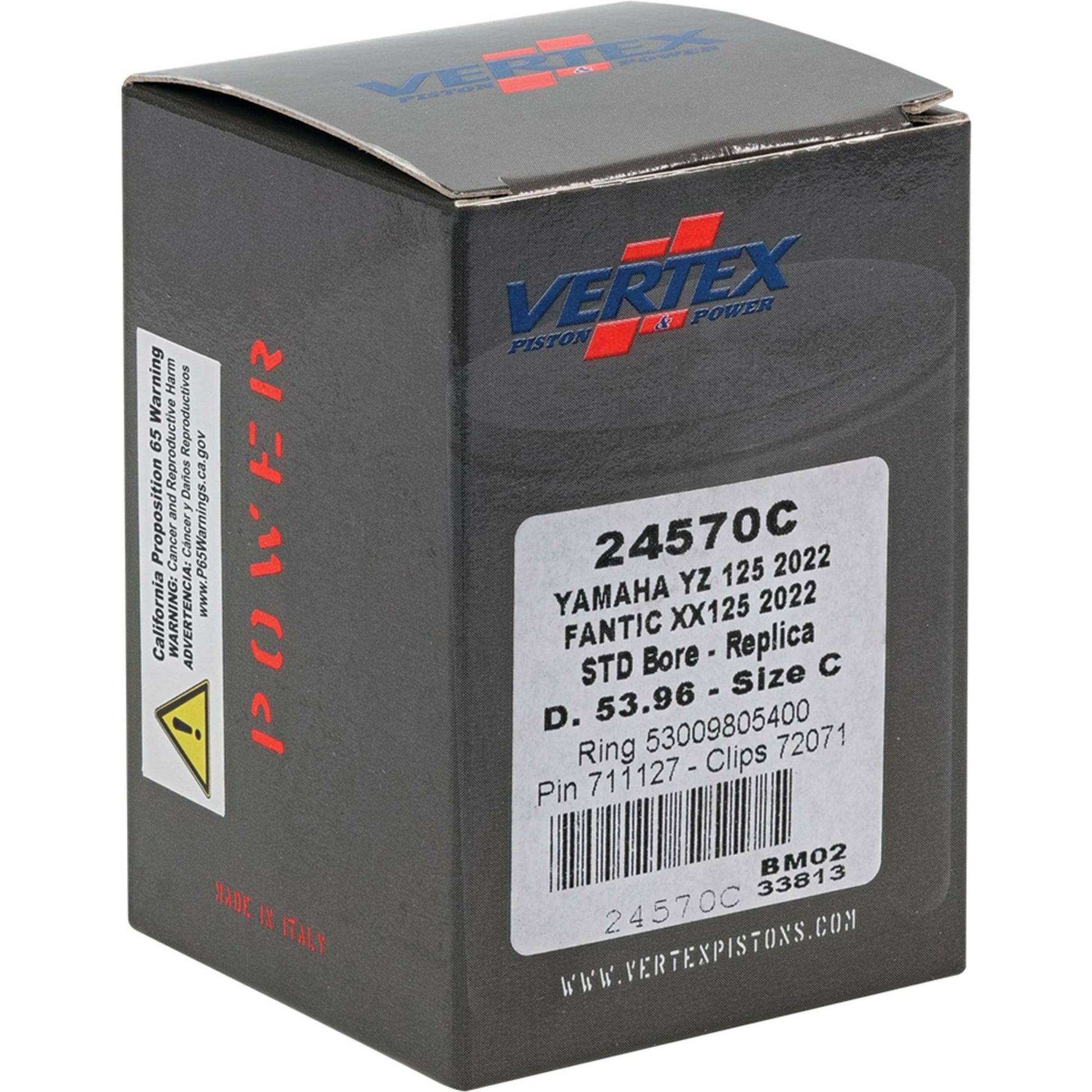 Piston Kit Cast 53.96/Std Yam