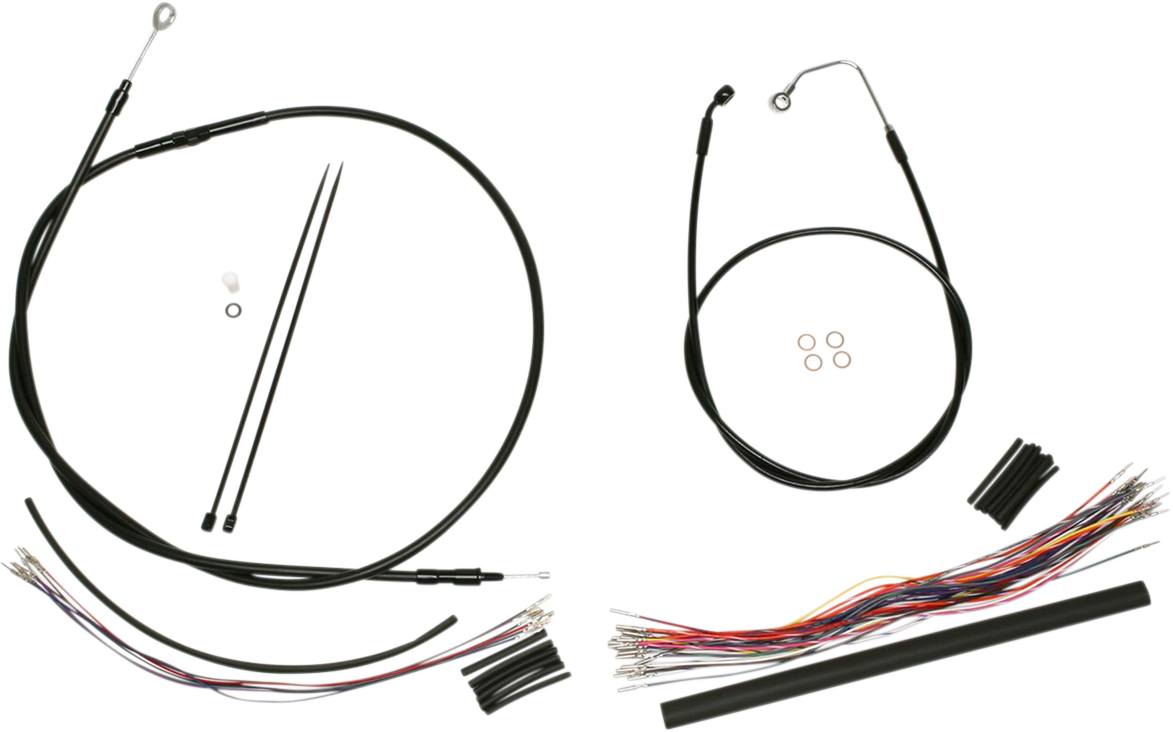 MAGNUM SHIELDING XR Handlebar Installation Kit - 12"-14" Ape Hangers - '08-'13 Touring - Black 486361