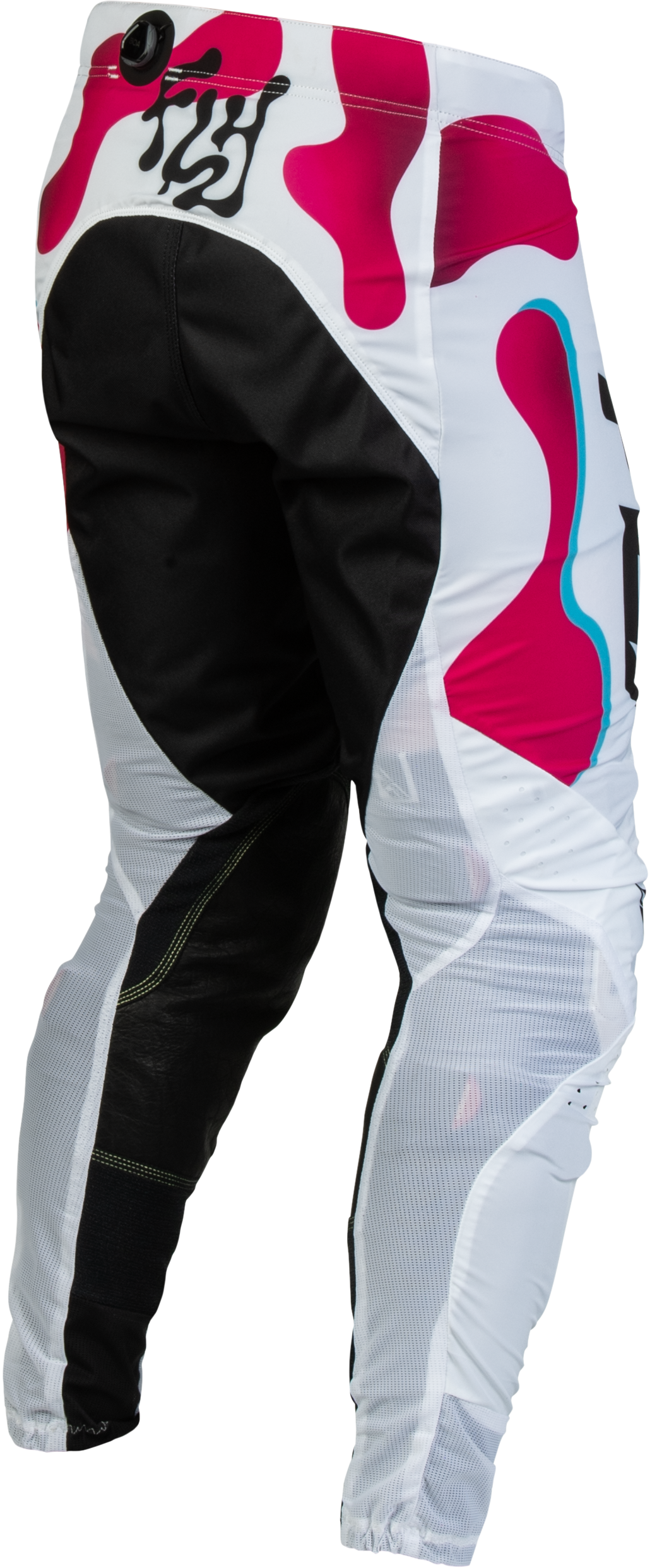 Lite Vibe Pants White/Pink/Blue Sz 36