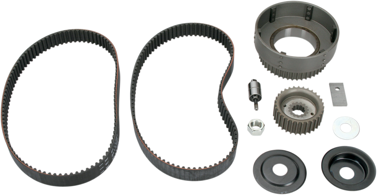 BELT DRIVES LTD. Belt Drive Kit - 1-1/2" - 11 mm - Kick Start w/Idler Gear - Spline Shaft - '55-E'84 Big Twin 47-31SK-3