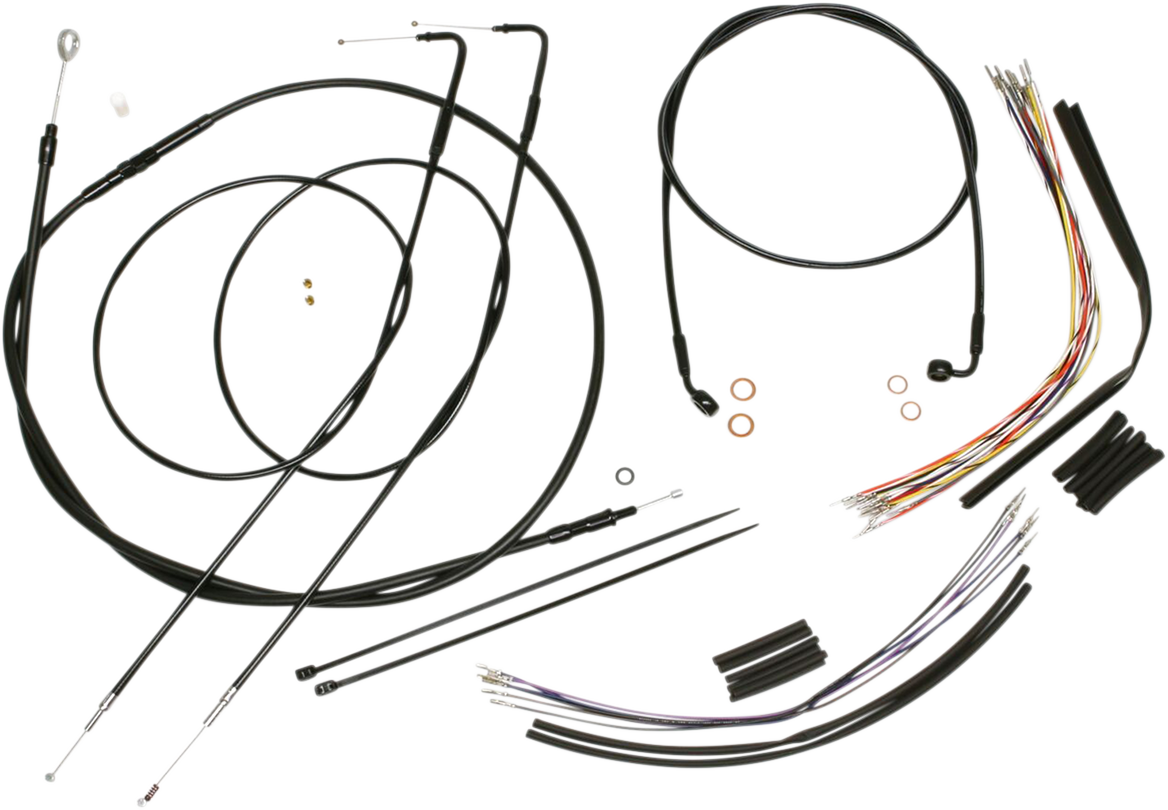 MAGNUM SHIELDING XR Handlebar Installation Kit - 12"-14" Ape Hangers - '96-'05 FXD - Black 486381