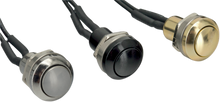 DRAG SPECIALTIES Mini Push-Button Switch - Chrome 370314