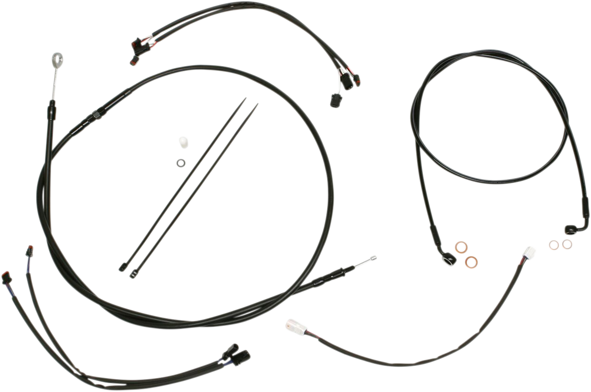 MAGNUM SHIELDING XR Handlebar Installation Kit - 12"-14" Ape Hangers - '16-'17 FLS - Black 486771