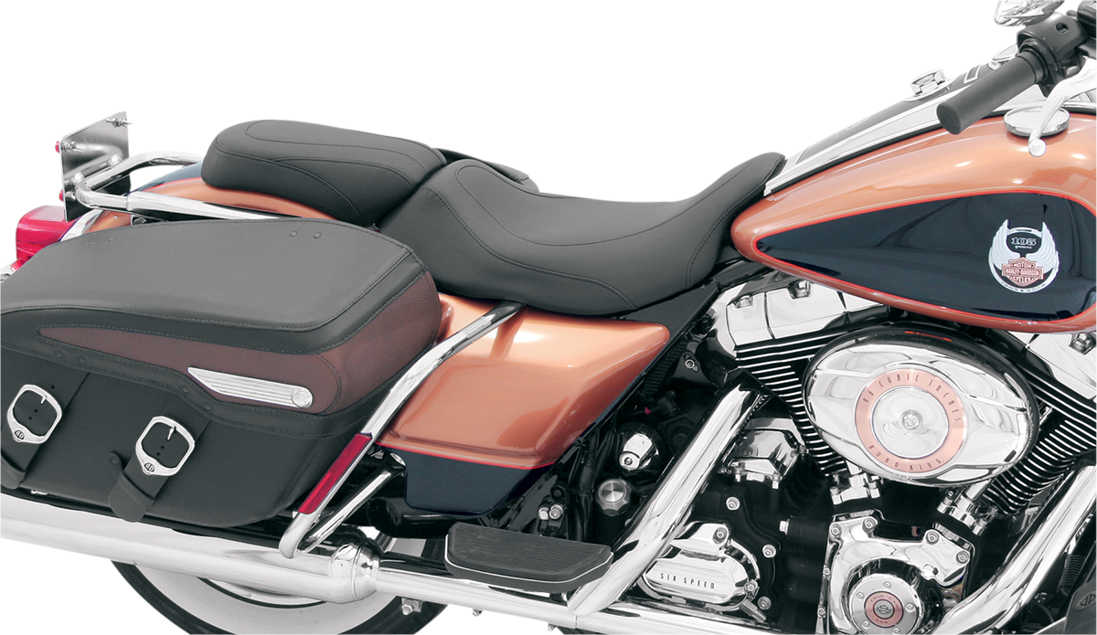 MUSTANG Tripper™ Solo Seat - without Backrest - Stitched - Black - FLH/FLT '08-'25 76026