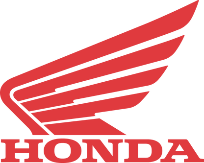 FACTORY EFFEX Logo Decals - HONDA Wing - Red - 3 Pack 04-2678